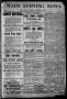 Thumbnail image of item number 1 in: 'Waco Evening News. (Waco, Tex.), Vol. 1, No. 185, Ed. 1, Tuesday, February 12, 1889'.