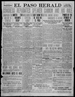 Primary view of object titled 'El Paso Herald (El Paso, Tex.), Ed. 1, Saturday, March 19, 1910'.