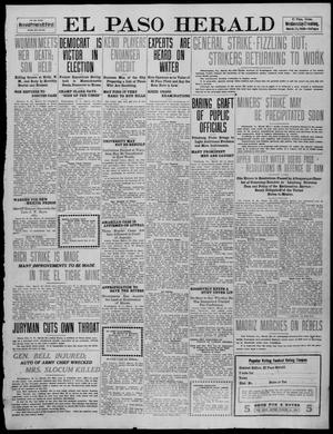 Primary view of object titled 'El Paso Herald (El Paso, Tex.), Ed. 1, Wednesday, March 23, 1910'.