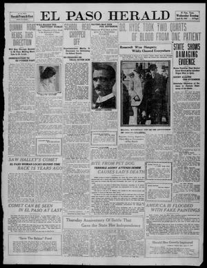 Primary view of object titled 'El Paso Herald (El Paso, Tex.), Ed. 1, Wednesday, April 20, 1910'.