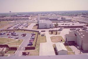Primary view of object titled '[Aerial of Dyess Open House in 2013]'.