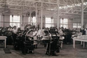 Primary view of object titled '[Interior of the Abilene Laundry Company]'.