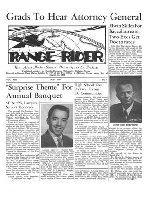 Primary view of object titled 'Range Rider, Volume 8, Number 5, May, 1954'.