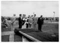 Primary view of [Clergymen prepare for the mass burial services for victims of the 1947 Texas City Disaster]