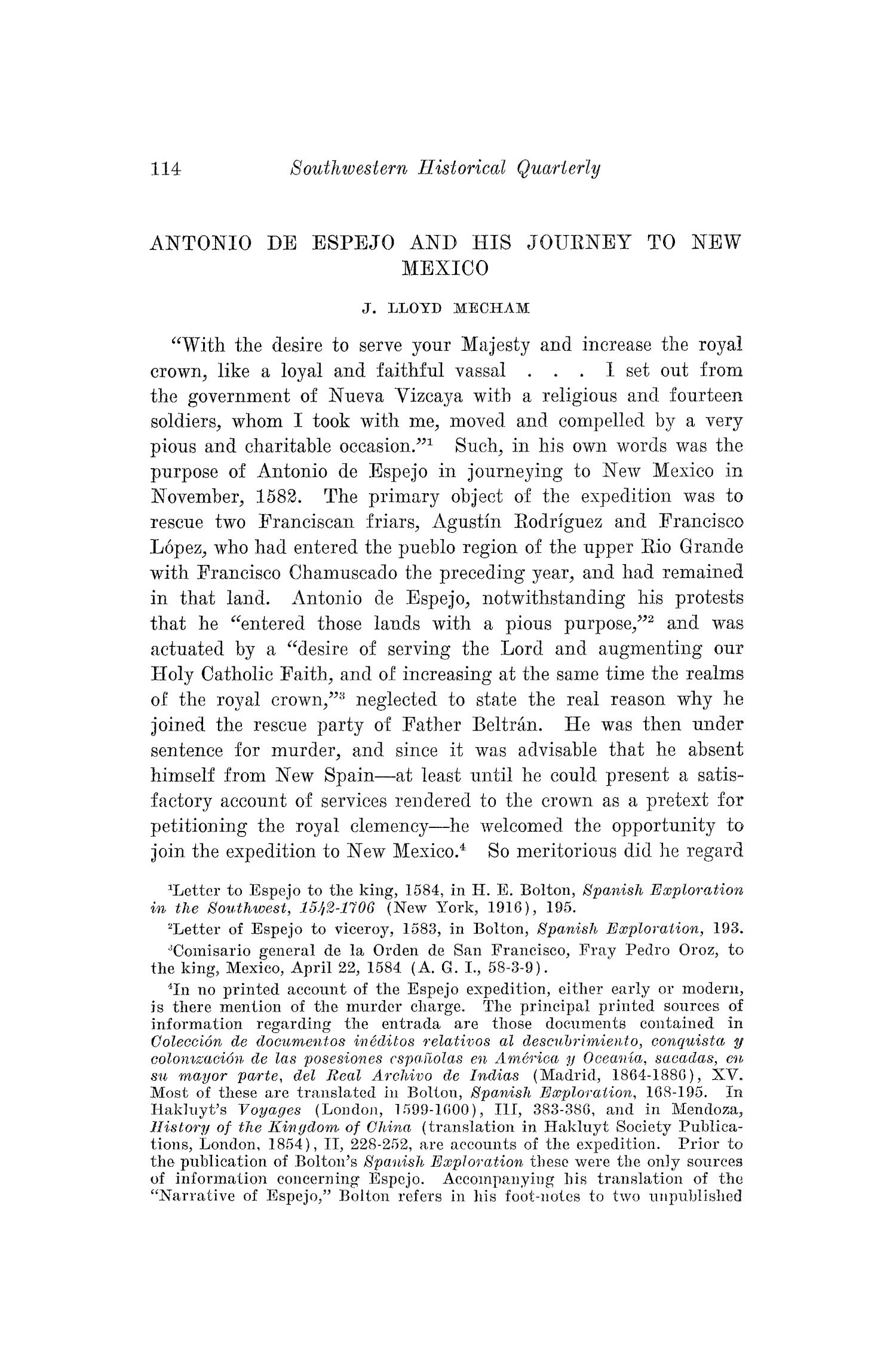 The Southwestern Historical Quarterly, Volume 30, July 1926 - April, 1927
                                                
                                                    114
                                                