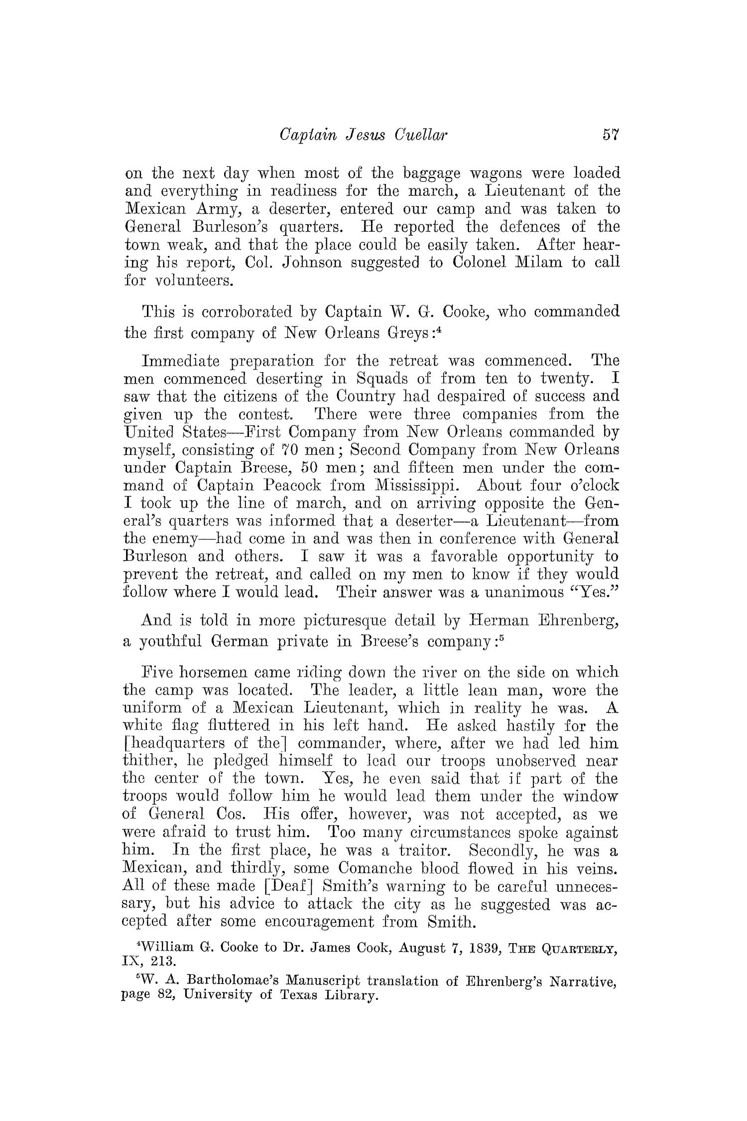 The Southwestern Historical Quarterly, Volume 30, July 1926 - April, 1927
                                                
                                                    57
                                                