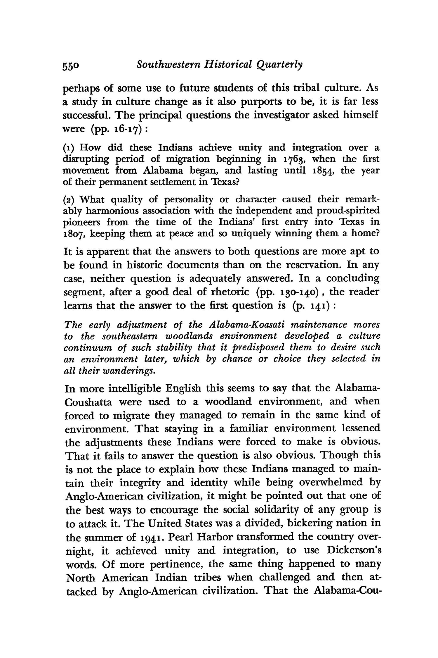 The Southwestern Historical Quarterly, Volume 69, July 1965 - April, 1966
                                                
                                                    550
                                                