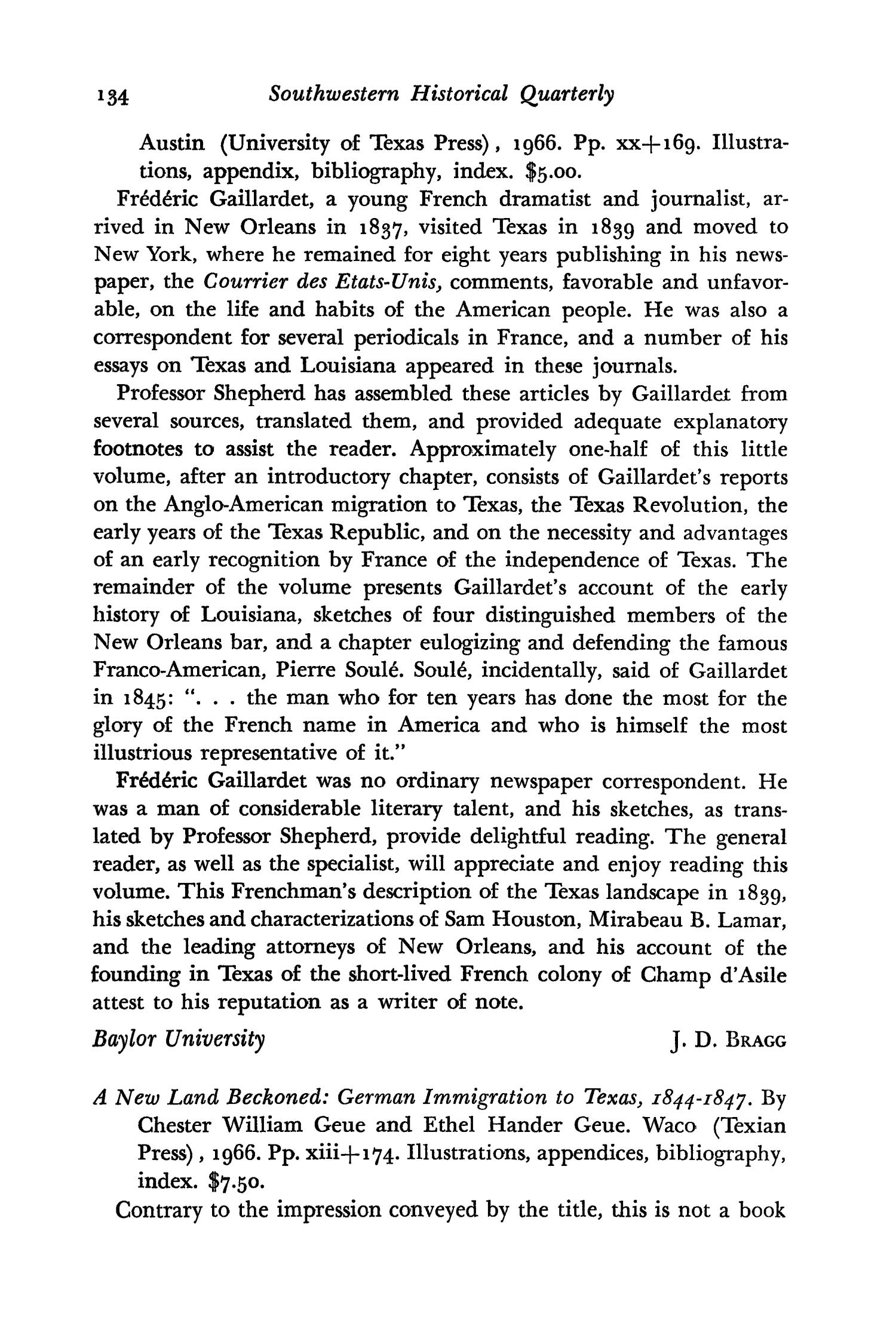 The Southwestern Historical Quarterly, Volume 71, July 1967 - April, 1968
                                                
                                                    134
                                                