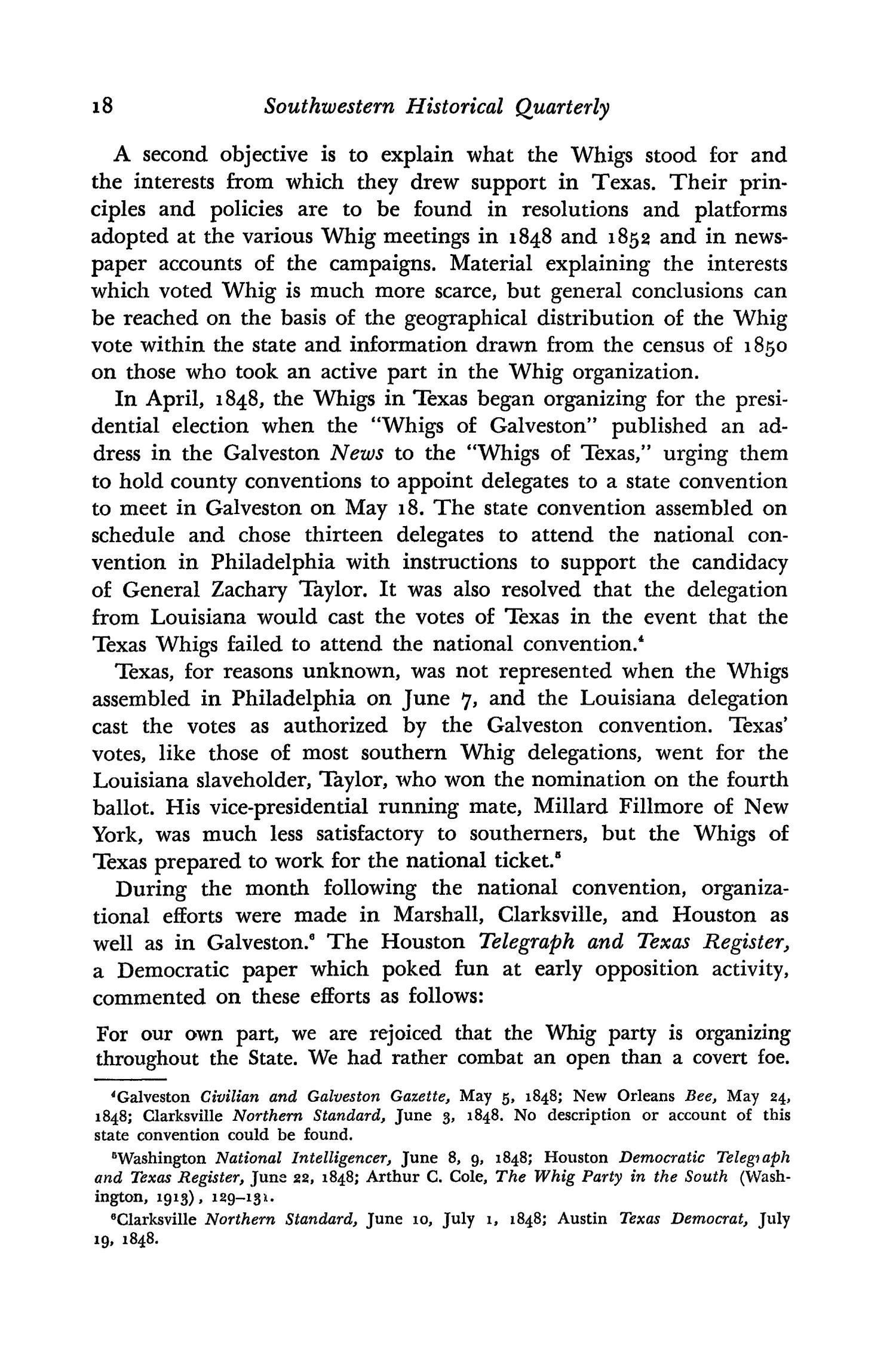 The Southwestern Historical Quarterly, Volume 73, July 1969 - April, 1970
                                                
                                                    18
                                                