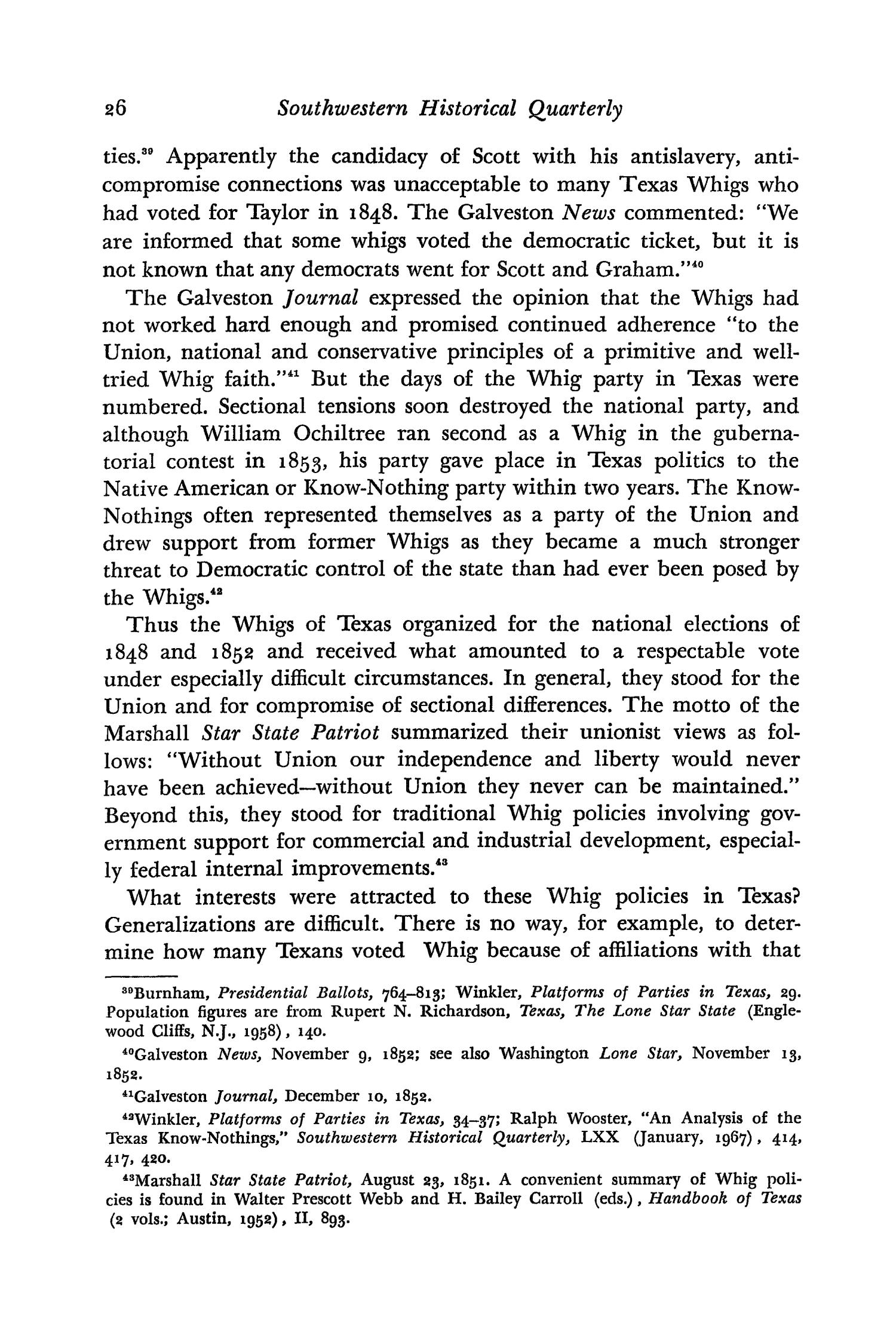 The Southwestern Historical Quarterly, Volume 73, July 1969 - April, 1970
                                                
                                                    26
                                                