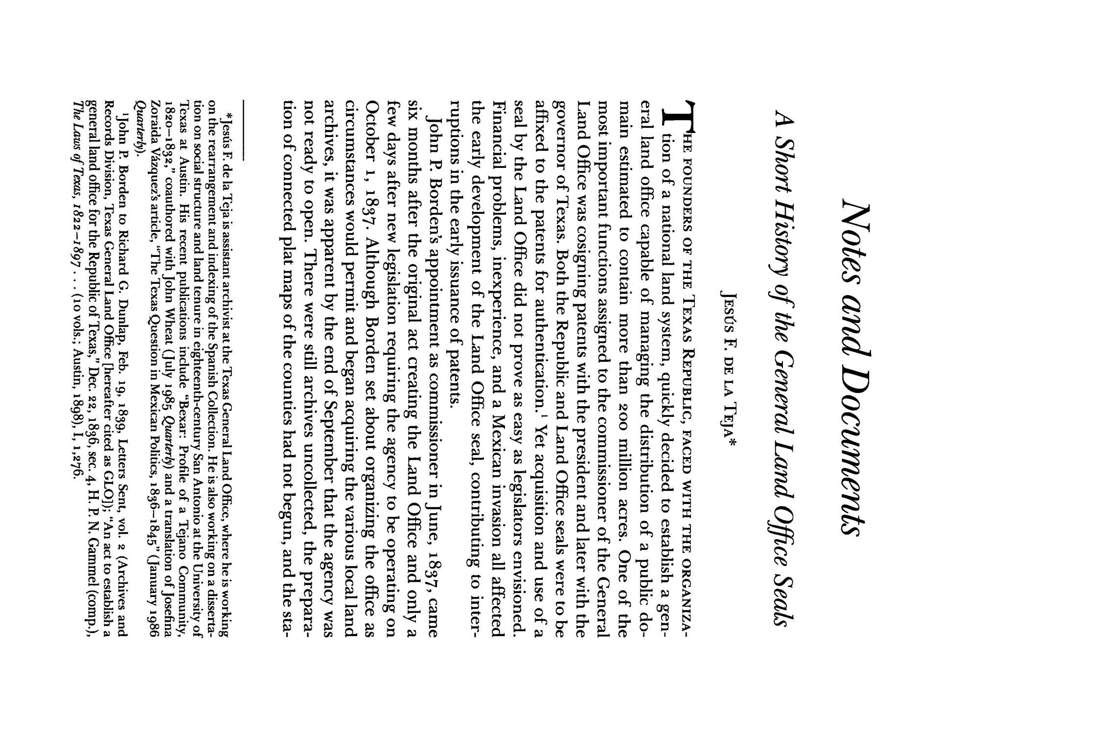 The Southwestern Historical Quarterly, Volume 90, July 1986 - April, 1987
                                                
                                                    293
                                                