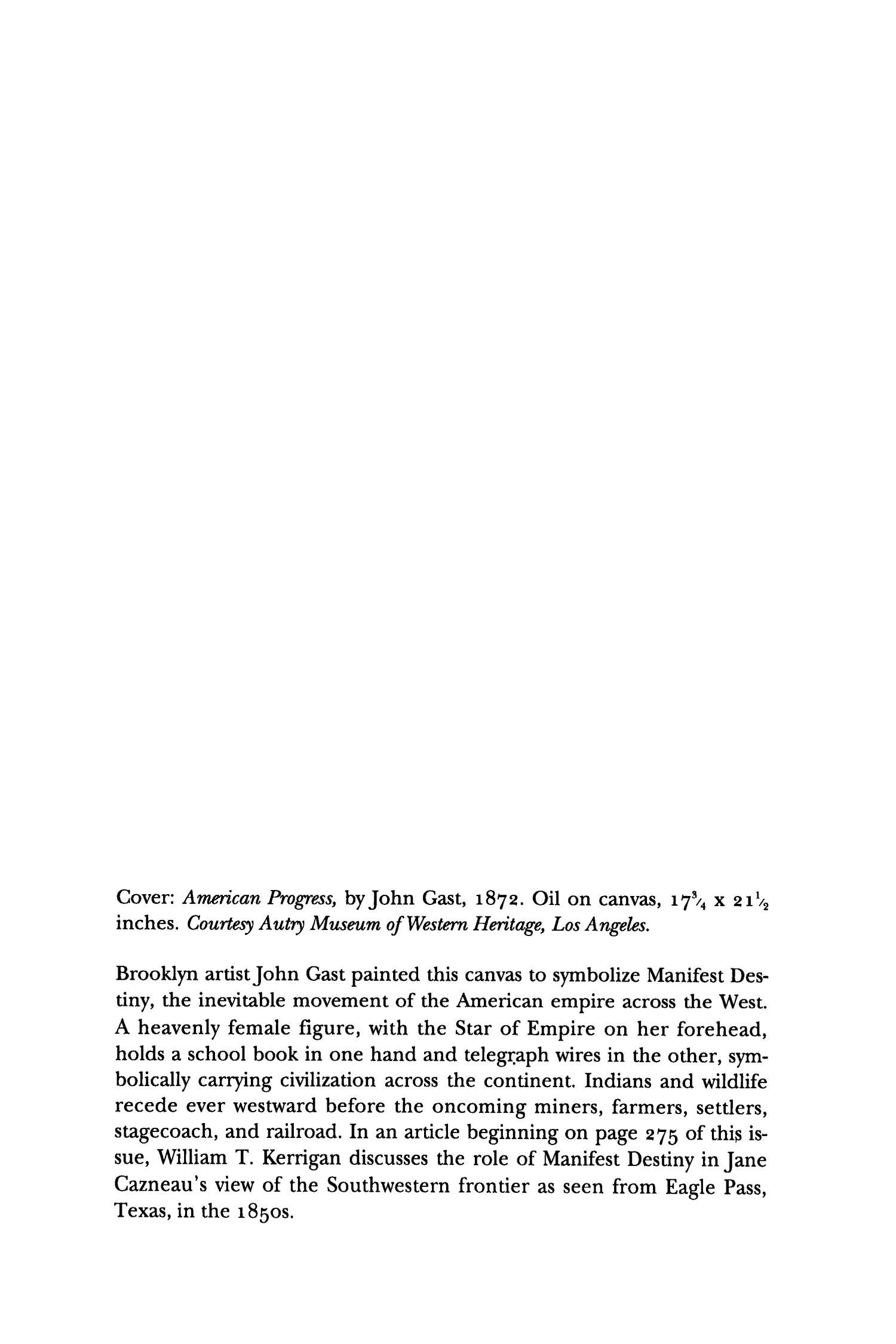 The Southwestern Historical Quarterly, Volume 101, July 1997 - April, 1998
                                                
                                                    None
                                                
