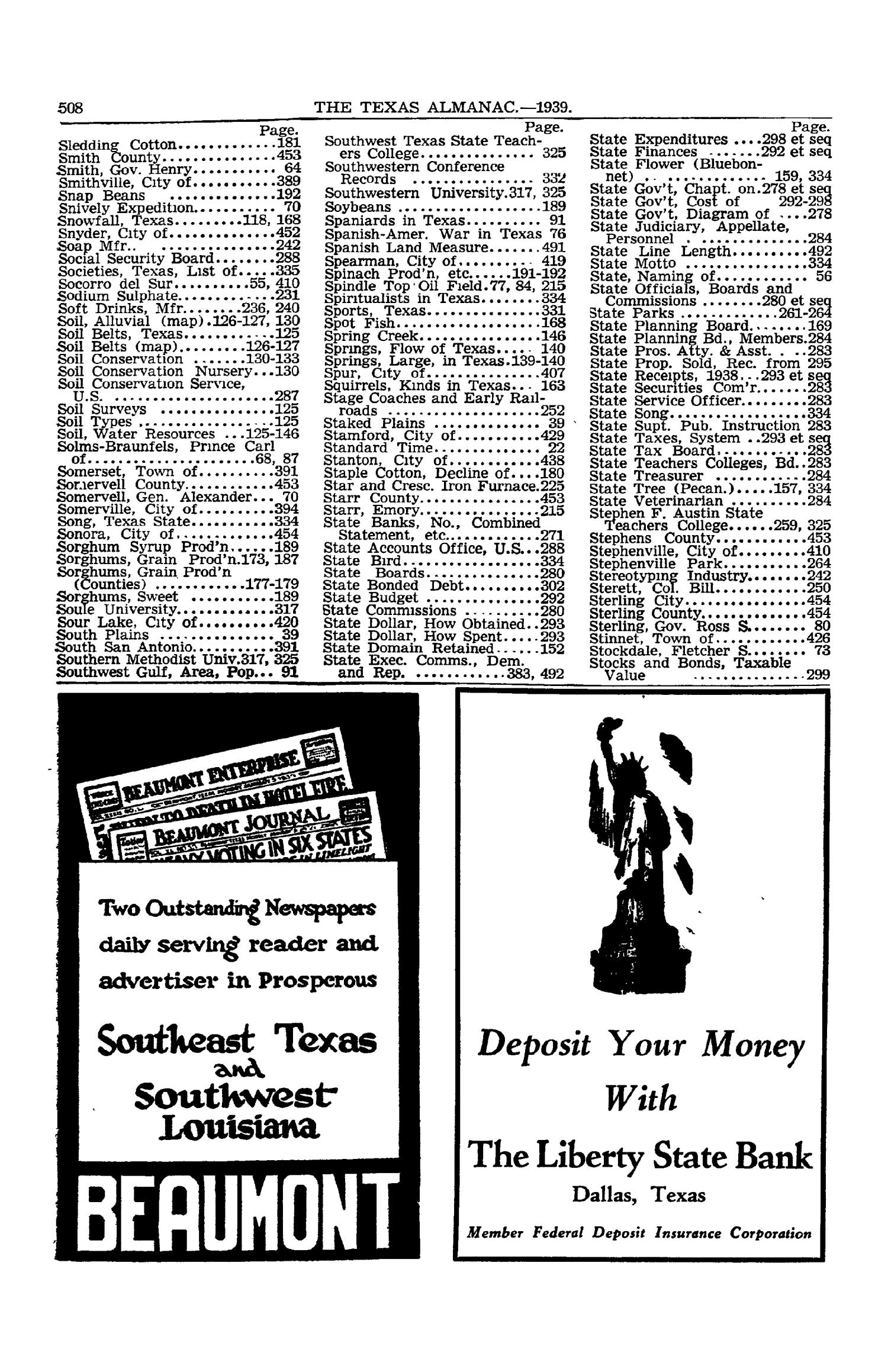 Texas Almanac, 1939-1940
                                                
                                                    508
                                                