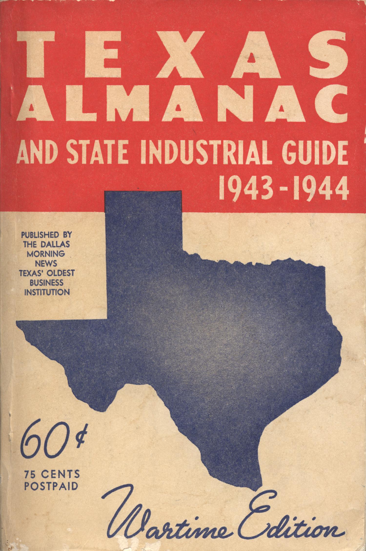 Texas Almanac, 1943-1944
                                                
                                                    Front Cover
                                                