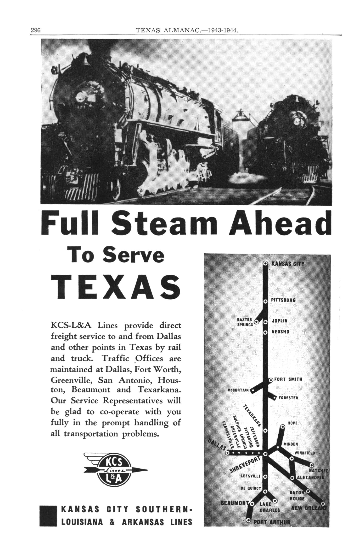 Texas Almanac, 1943-1944
                                                
                                                    296
                                                