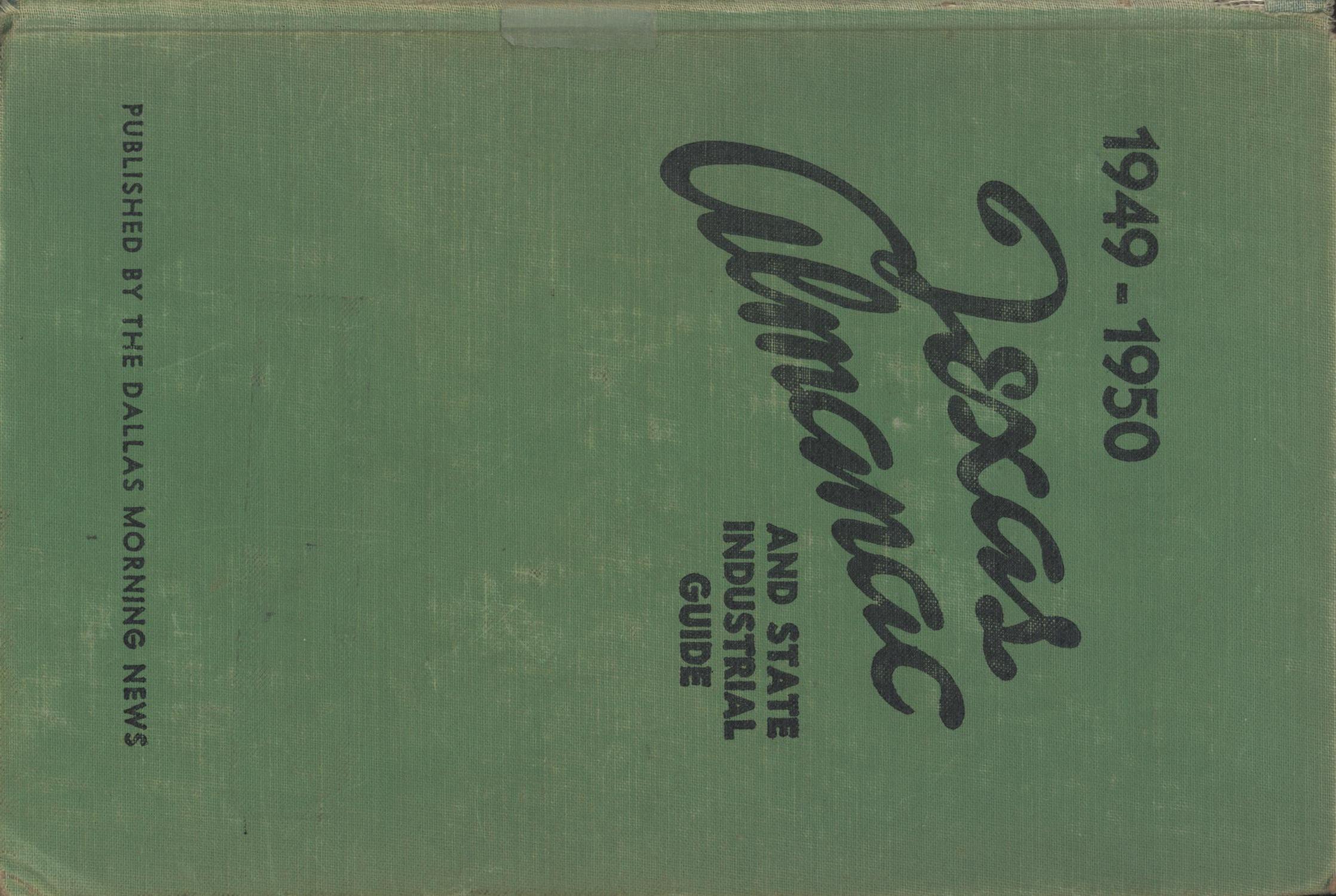 Texas Almanac, 1949-1950
                                                
                                                    Front Cover
                                                