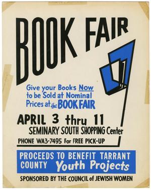 Primary view of object titled '[Book Fair Poster 1965]'.