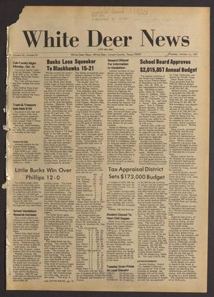 Primary view of object titled 'White Deer News (White Deer, Tex.), Vol. 22, No. 30, Ed. 1 Thursday, October 15, 1981'.