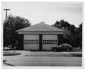 Primary view of object titled '[Dallas Fire Department Station #8]'.