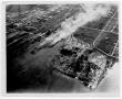 Primary view of [Aerial view of the port after the 1947 Texas City Disaster]