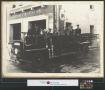 Photograph: [Hook and Ladder Company at Central Fire Station]