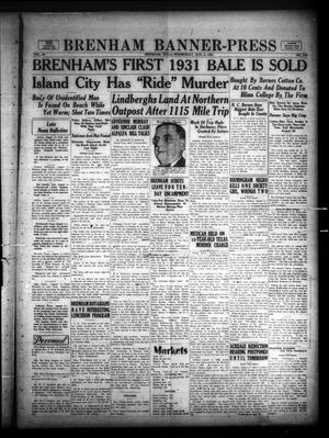 Primary view of object titled 'Brenham Banner-Press (Brenham, Tex.), Vol. 48, No. 110, Ed. 1 Wednesday, August 5, 1931'.
