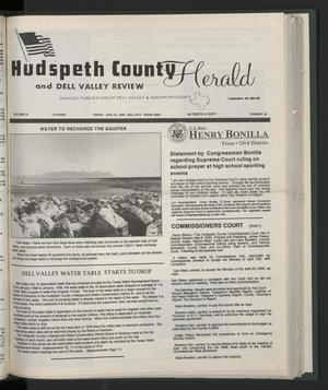 Primary view of object titled 'Hudspeth County Herald and Dell Valley Review (Dell City, Tex.), Vol. 43, No. 42, Ed. 1 Friday, June 23, 2000'.