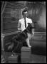 Primary view of [Portrait of Howard Wood and Dog]