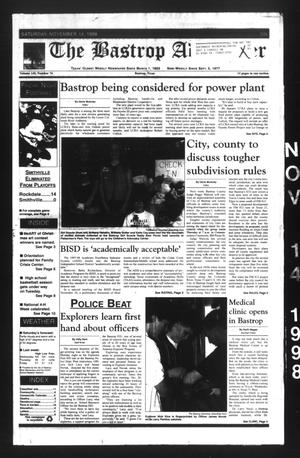 Primary view of The Bastrop Advertiser (Bastrop, Tex.), Vol. 145, No. 74, Ed. 1 Saturday, November 14, 1998