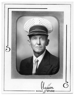 Primary view of object titled 'Portrait of John B. Jordan, Fire Chief'.