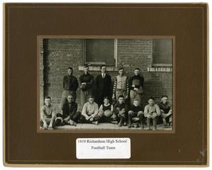 Primary view of object titled '1919 Richardson High School Football Team'.