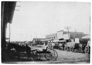 Primary view of object titled 'Main Street Late 1800s'.