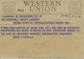 Letter: [Telegram from Rufus C. Enis, April 2, 1953]