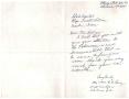 Letter: [Letter from Mr. B. B. Berry and Mrs. B. B. Berry to Truett Latimer, …
