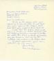 Letter: [Letter from Mrs. C. M. Chapman to Truett Latimer, February 4, 1953]