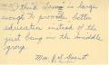 Letter: [Letter from Mrs. J. S. Grant to Truett Latimer, April 18, 1953]