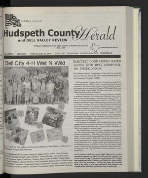 Primary view of object titled 'Hudspeth County Herald and Dell Valley Review (Dell City, Tex.), Vol. 52, No. 42, Ed. 1 Friday, July 25, 2008'.