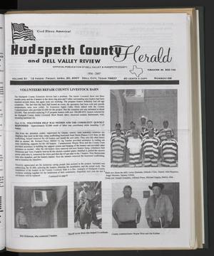 Primary view of object titled 'Hudspeth County Herald and Dell Valley Review (Dell City, Tex.), Vol. 51, No. 186, Ed. 1 Friday, April 20, 2007'.