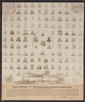 Primary view of [Company A, 2nd Texas Cavalry, Confederate States Army]