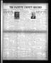 Newspaper: The Fayette County Record (La Grange, Tex.), Vol. 27, No. 43, Ed. 1 T…