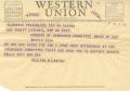 Letter: [Telegram from William M. Lewis, May 19, 1953]