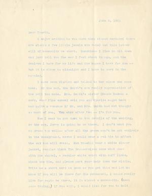 Primary view of object titled '[Letter from Gene Wofford to Truett Latimer, June 5, 1953]'.