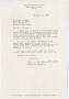 Letter: [Letter from Prince A Taylor Jr. to Peter Stewart, October 22, 1985]