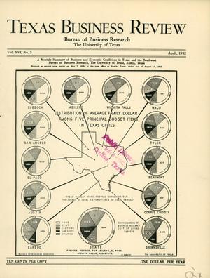 Primary view of object titled 'Texas Business Review, Volume 16, Issue 3, April 1942'.