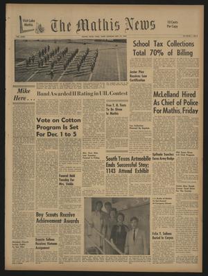 The Mathis News (Mathis, Tex.), Vol. 48, No. 6, Ed. 1 Thursday, November 27, 1969