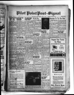 Primary view of object titled 'Pilot Point Post-Signal (Pilot Point, Tex.), Vol. 73, No. 12, Ed. 1 Thursday, November 16, 1950'.