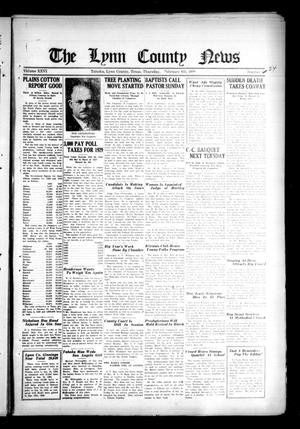 Primary view of object titled 'The Lynn County News (Tahoka, Tex.), Vol. 26, No. 24, Ed. 1 Thursday, February 6, 1930'.