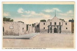 Primary view of object titled '[Alamo Old Courtyard]'.