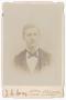 Photograph: [Portrait of an Unknown Young Man With Dark Bow Tie]