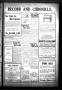 Newspaper: Record and Chronicle. (Denton, Tex.), Vol. 15, No. 156, Ed. 1 Friday,…